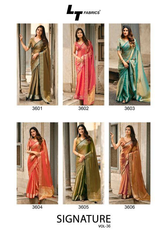 Lt fashion signature vol 36 Saree wholesale market in India